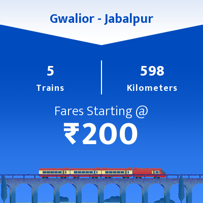 Gwalior To Jabalpur Trains